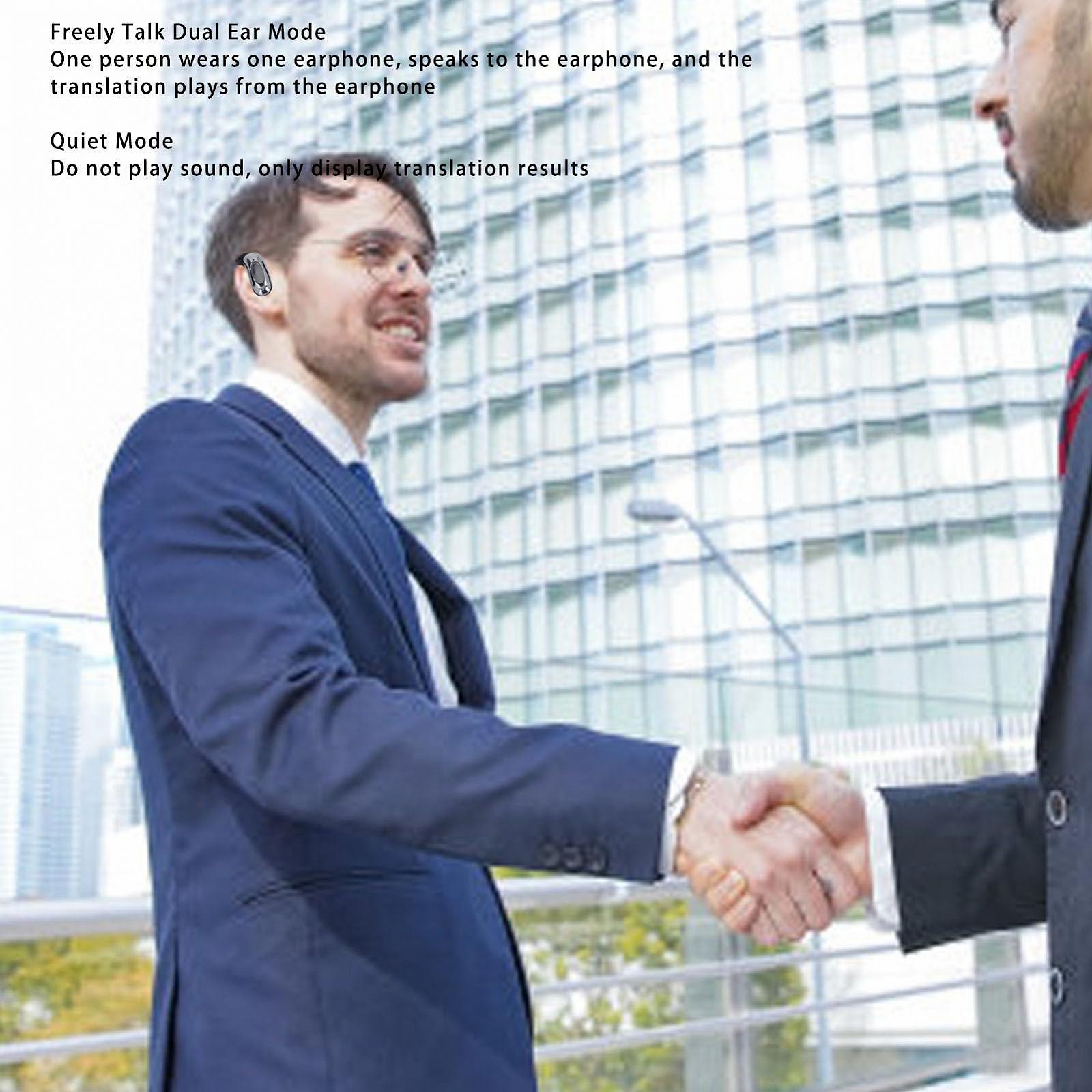 Навушники для перекладу голосу AI, реальний час, 144 мови та акценти, Bluetooth 5.4, фото №4 Навушники для перекладу голосу AI, реальний час, 144 мови та акценти, Bluetooth 5.4, фото №4