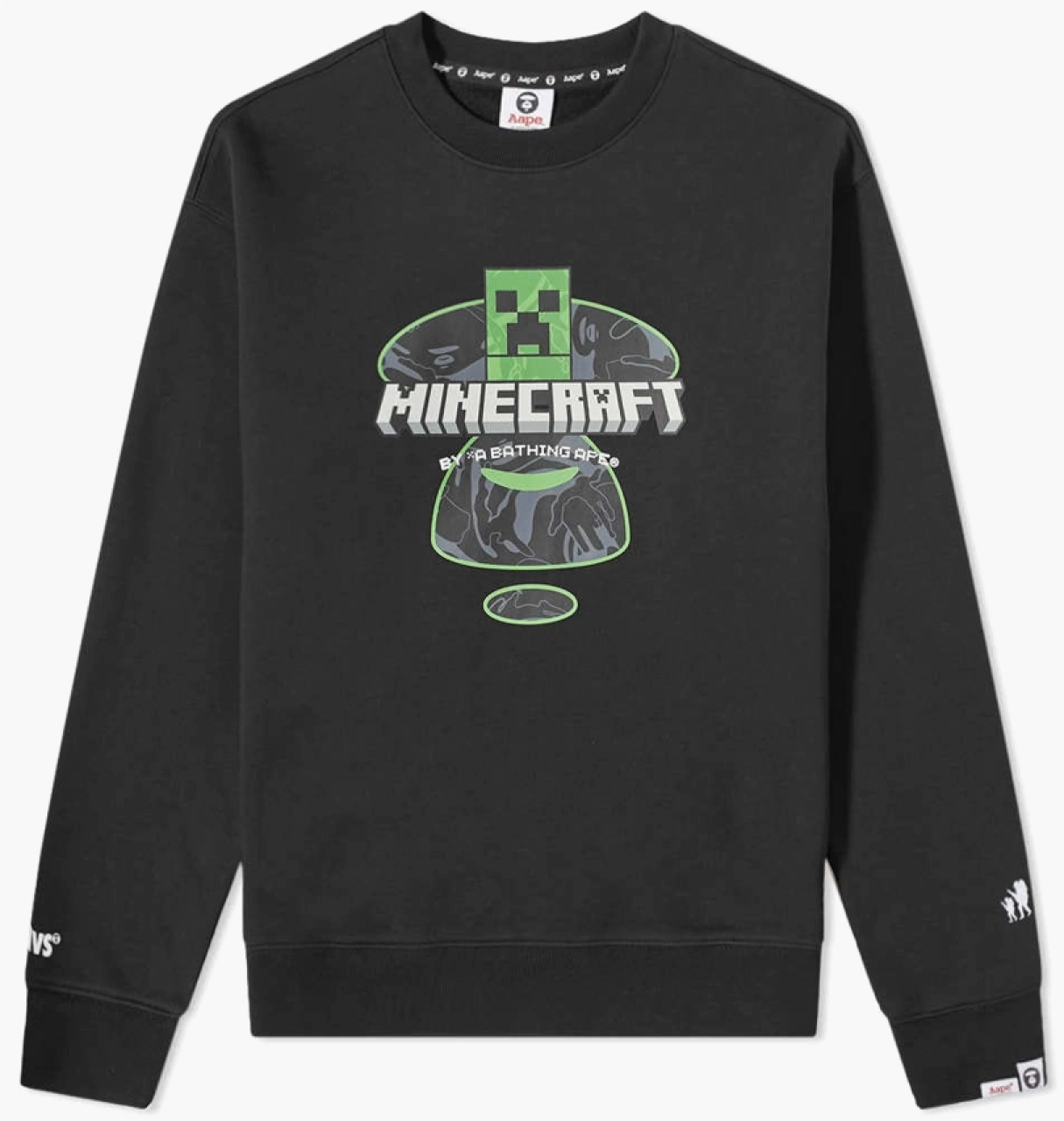 Джемпер AAPE By A Bathing Ape x Minecraft logo sweatshirt in L, фото №1