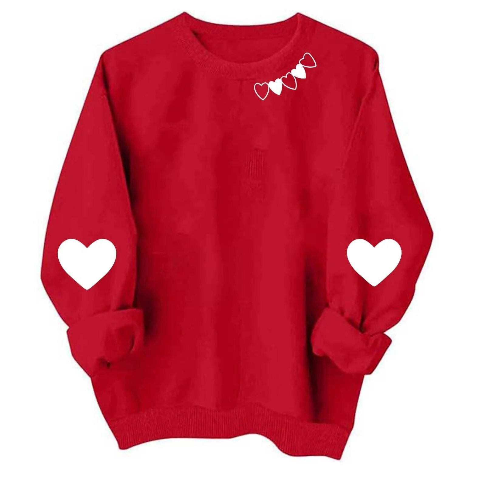 Легка жіноча толстовка з довгими рукавами до Дня Святого Валентина, графіка, фото №1