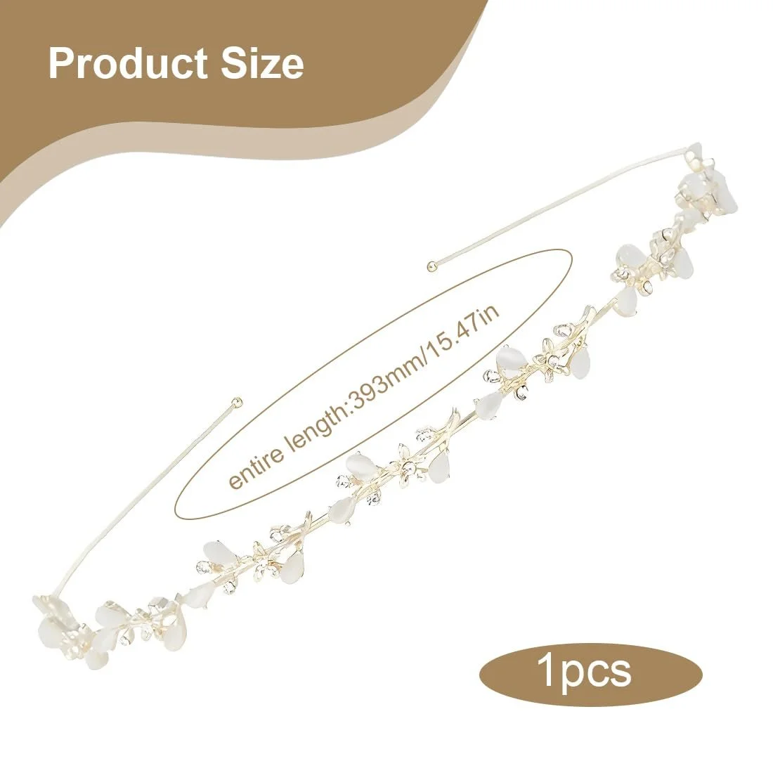 Свадебный обруч для волос, фото №2