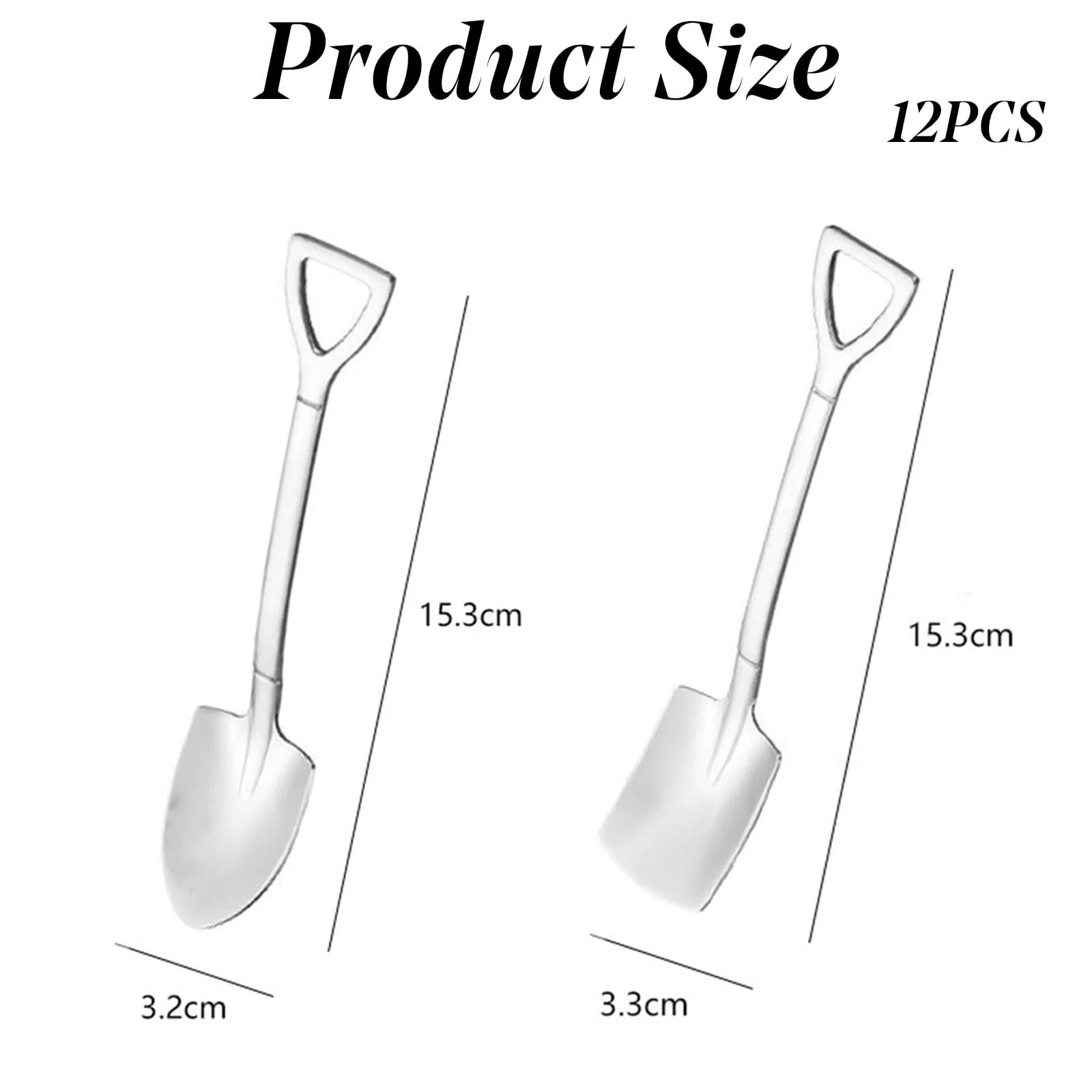 Ложка Шпатель з нержавіючої сталі, Креативна ложка-совок, фото №2 Ложка Шпатель з нержавіючої сталі, Креативна ложка-совок, фото №2