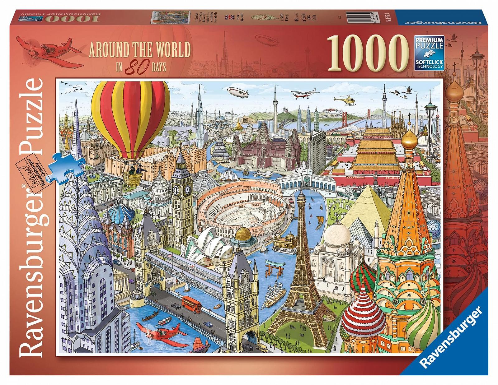 Пазл Ravensburger Around The World in 80 Days 1000 элементов, фото №1
