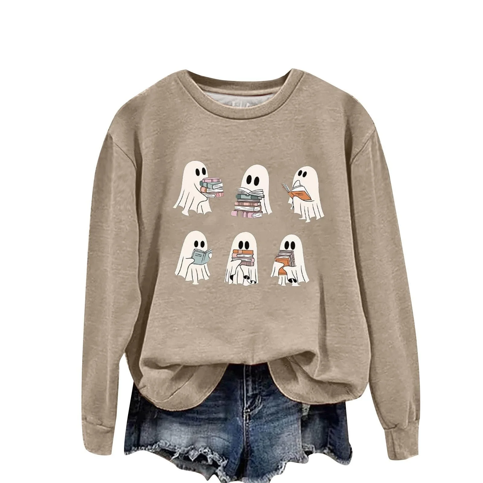 Жіночий пуловер PMUAFG Хелловін, фото №1 Жіночий пуловер PMUAFG Хелловін, фото №1