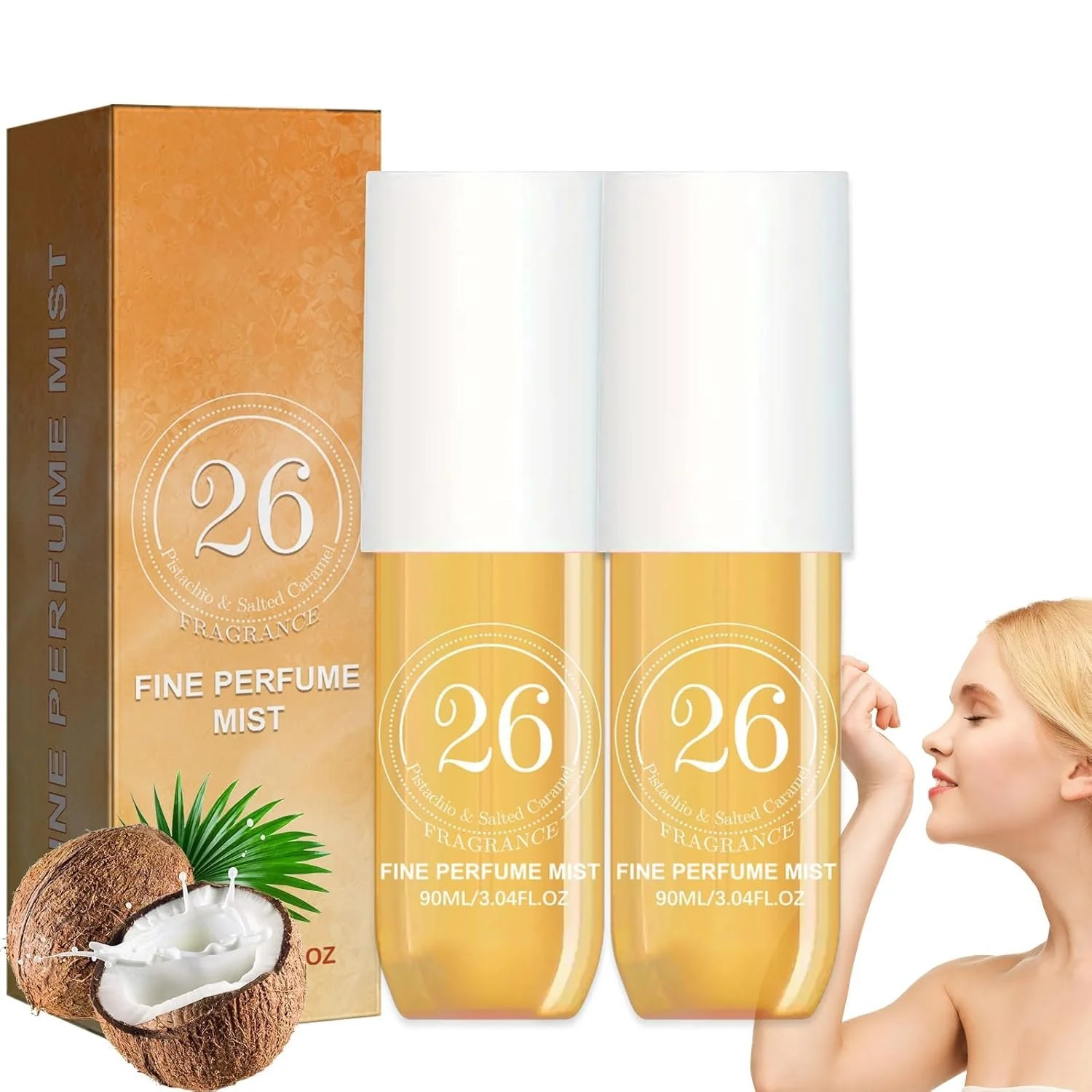 Парфум Fragrance Hair and Body Mist Фруктовий Парфум 2 шт. x 90 мл, фото №1 Парфум Fragrance Hair and Body Mist Фруктовий Парфум 2 шт. x 90 мл, фото №1