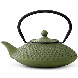 Чайник-заварник Чавунний Набір Asian, 1,25 літра, Зелений Чавунний synthetic.ua - Фото 1