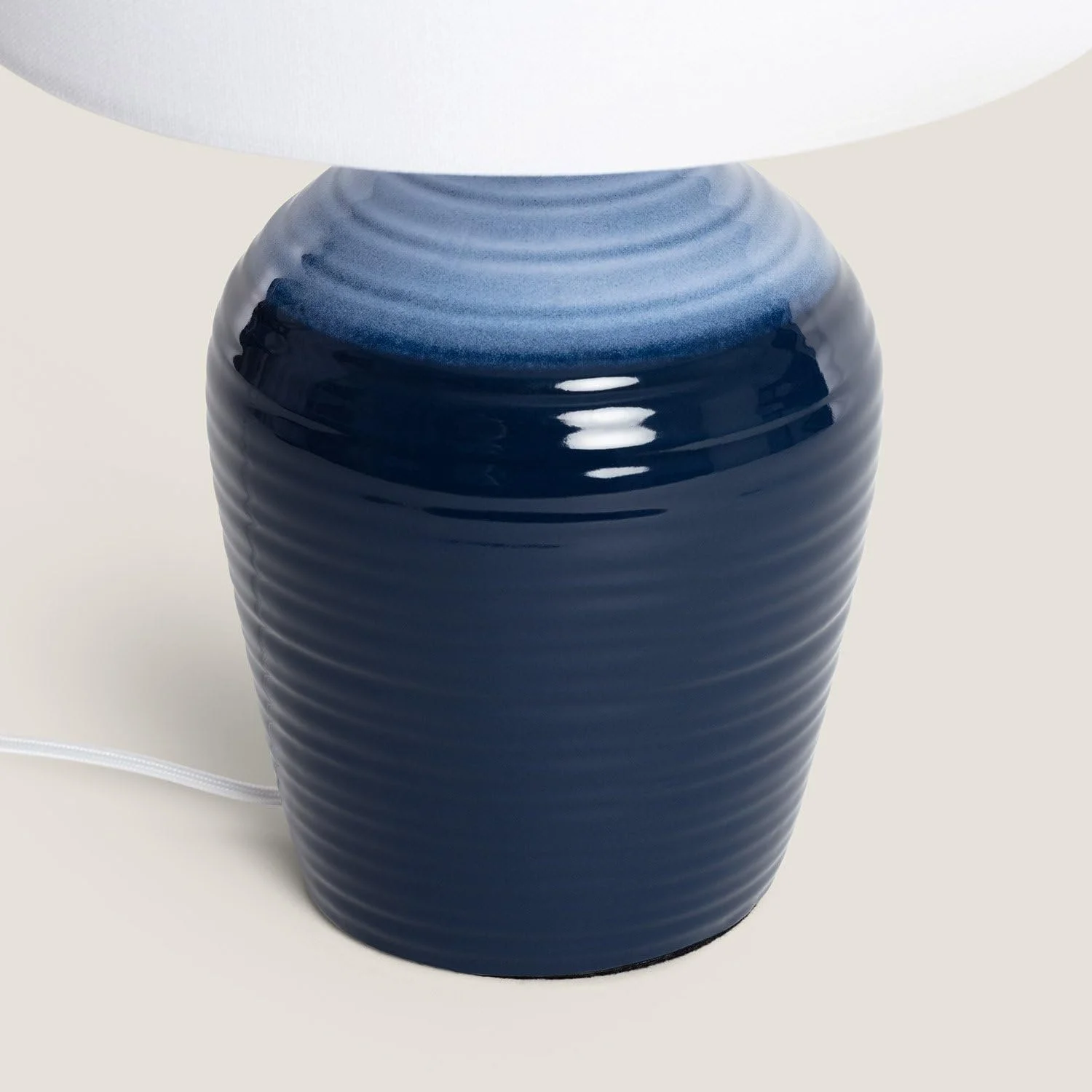 Настільна лампа LEDKIA LIGHTING Botijo E27 Handpainted Dark Blue Ceramic 420 мм, фото №6