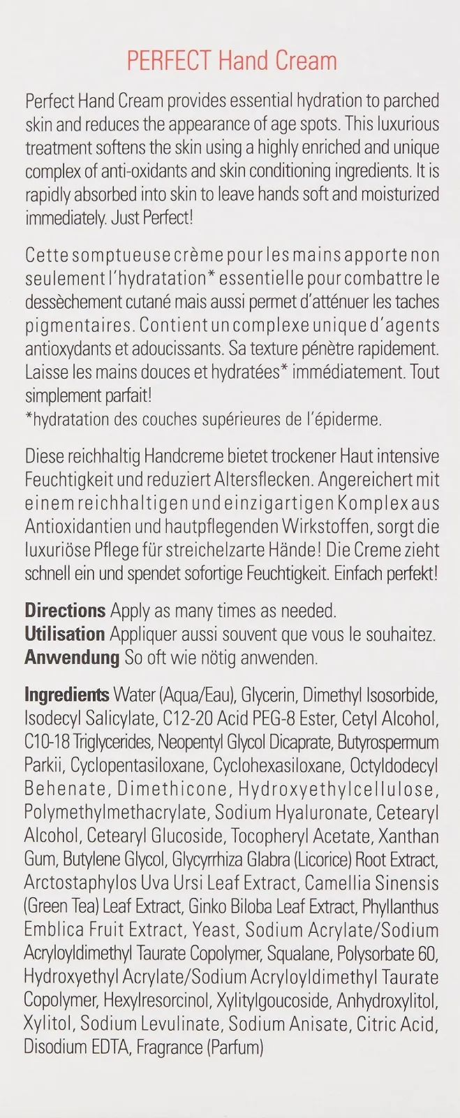 Крем для рук 3LAB Perfect 50 мл, фото №3