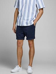 Шорти JJIBOWIE JJSHORTS SOLID SA STS 12165604 Navy Blazer Jack&Jones Темно-синій M synthetic.ua - Фото 1
