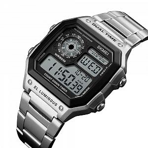 Годинник Годинник Skmei 1335SI Silver synthetic.ua - Фото 1