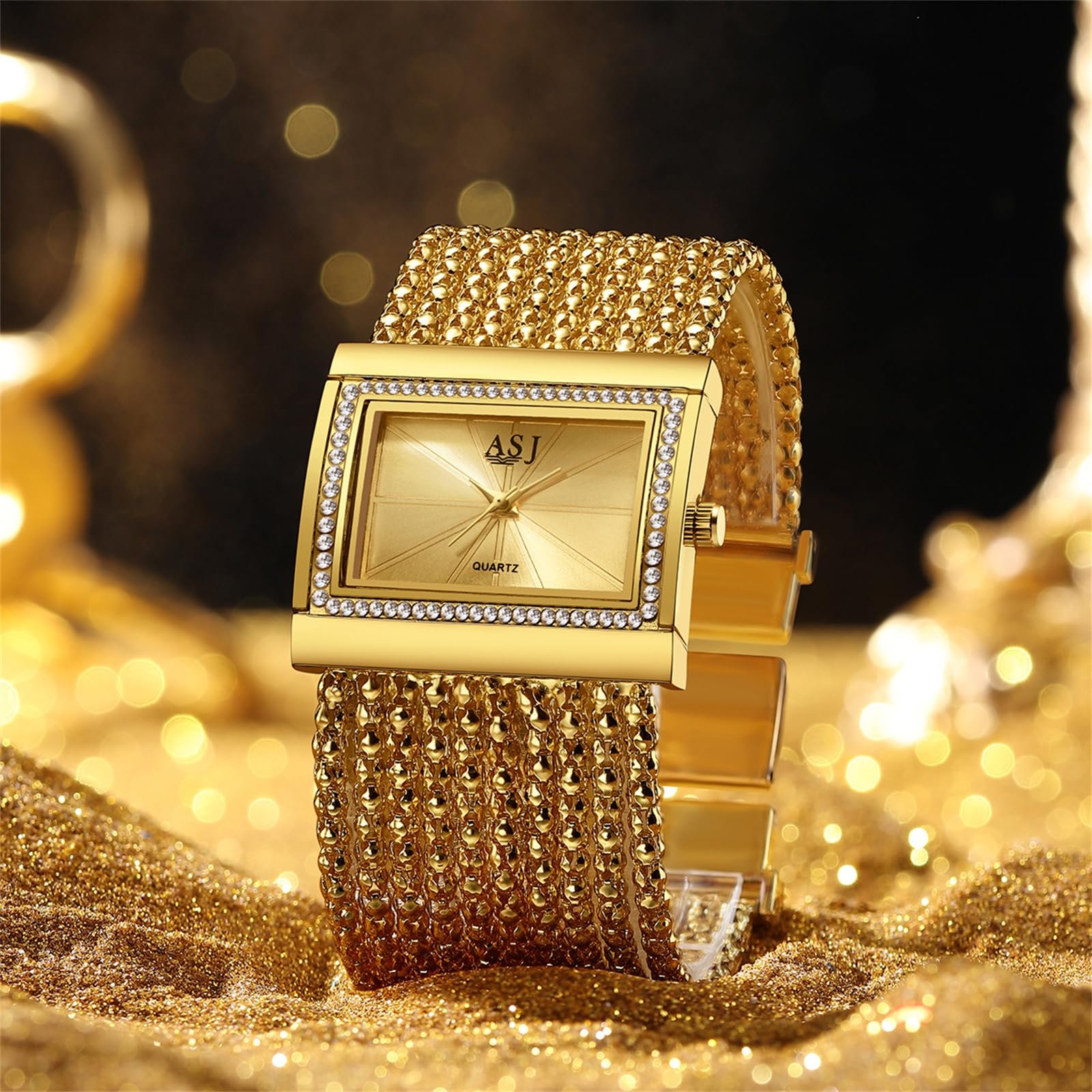 Жіночий годинник Прямокутний JewelryWe, фото №7