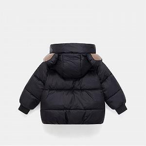 Зимняя Куртка Детская Длинная Пуховая Куртка Зимняя Куртка с Капюшоном и Карманами Ветрозащитное Зимнее Пальто Куртка Softshell Капюшон Теплая Дышащая Для улицы synthetic.ua - Фото 1