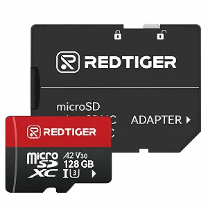 Карта пам'яті Micro SD REDTIGER 128 ГБ microSDXC UHS-I Class 10 U3 V30 A1 з адаптером ціна на synthetic.ua - Фото 1 Карта пам'яті Micro SD REDTIGER 128 ГБ microSDXC UHS-I Class 10 U3 V30 A1 з адаптером synthetic.ua - Фото 1