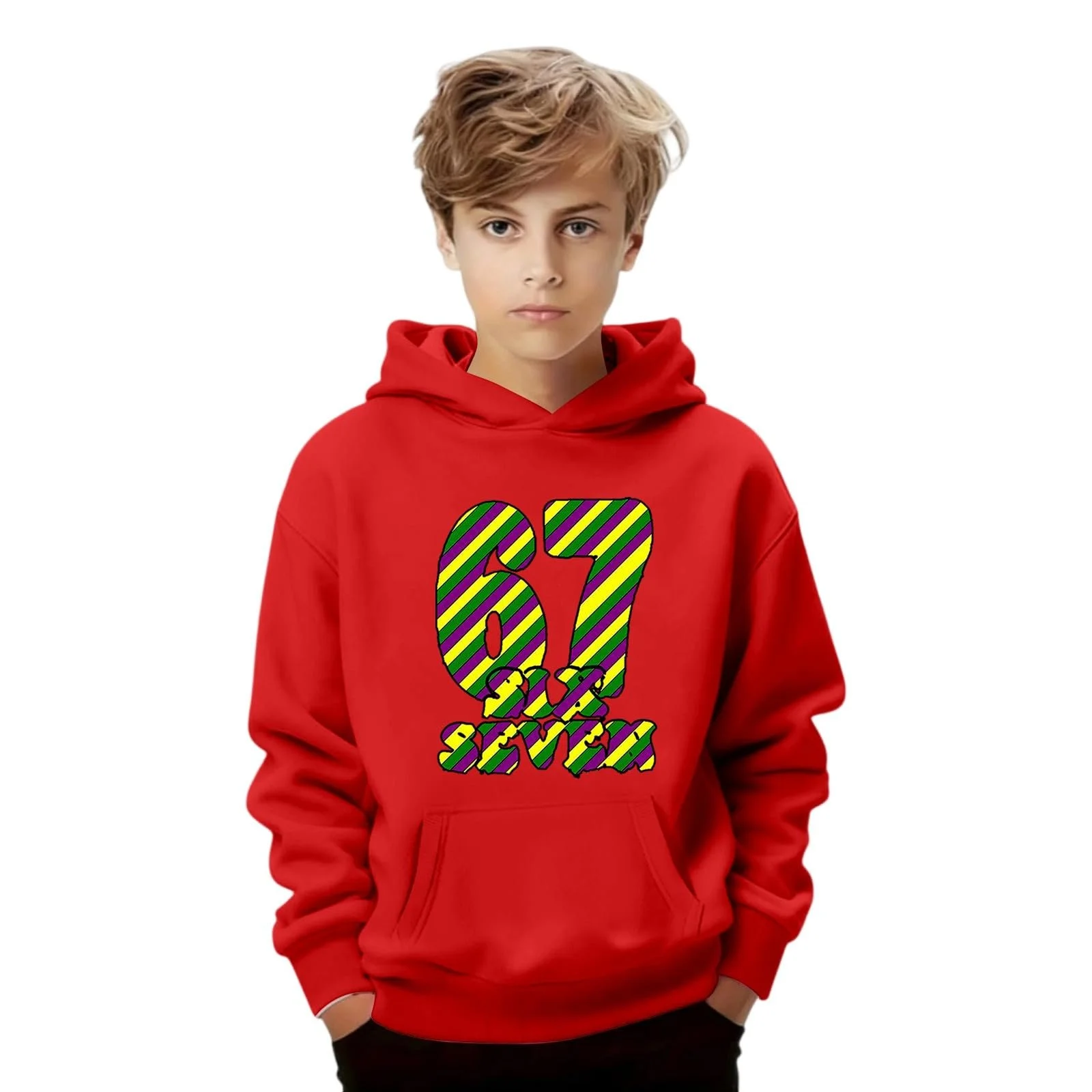 Худі для дівчинки 67 з карнавальним візерунком, фото №2