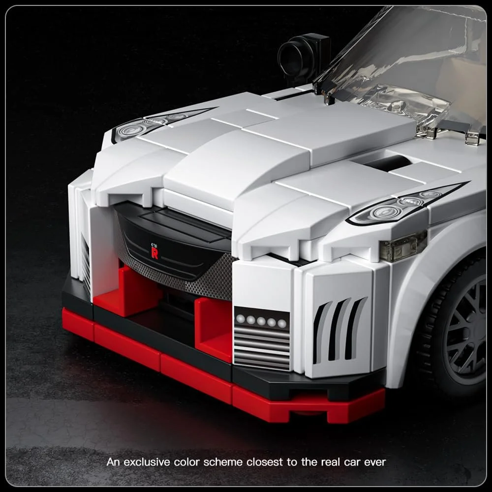 Конструктор Mould King Speed Champion G-T-R Гоночный Автомобиль 356 деталей, с акриловой витриной, фото №5 Конструктор Mould King Speed Champion G-T-R Гоночный Автомобиль 356 деталей, с акриловой витриной, фото №5