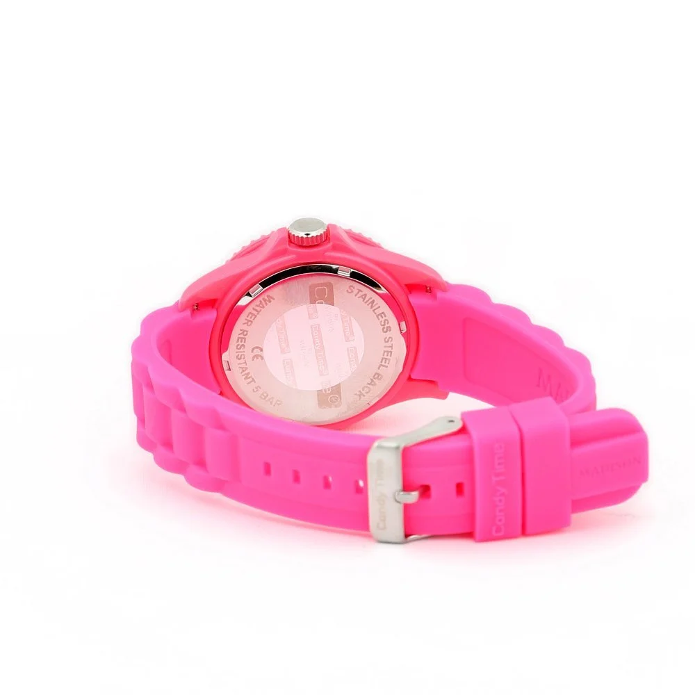 Часы унисекс Madison Quartz U4503-48, Розовый/розовый, Ремешок, фото №3 Часы унисекс Madison Quartz U4503-48, Розовый/розовый, Ремешок, фото №3