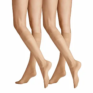 Шкарпетки до коліна Hudson Simply 20 жіночі, 2 шт., без тиску на талії, 20 ден - Фото 1