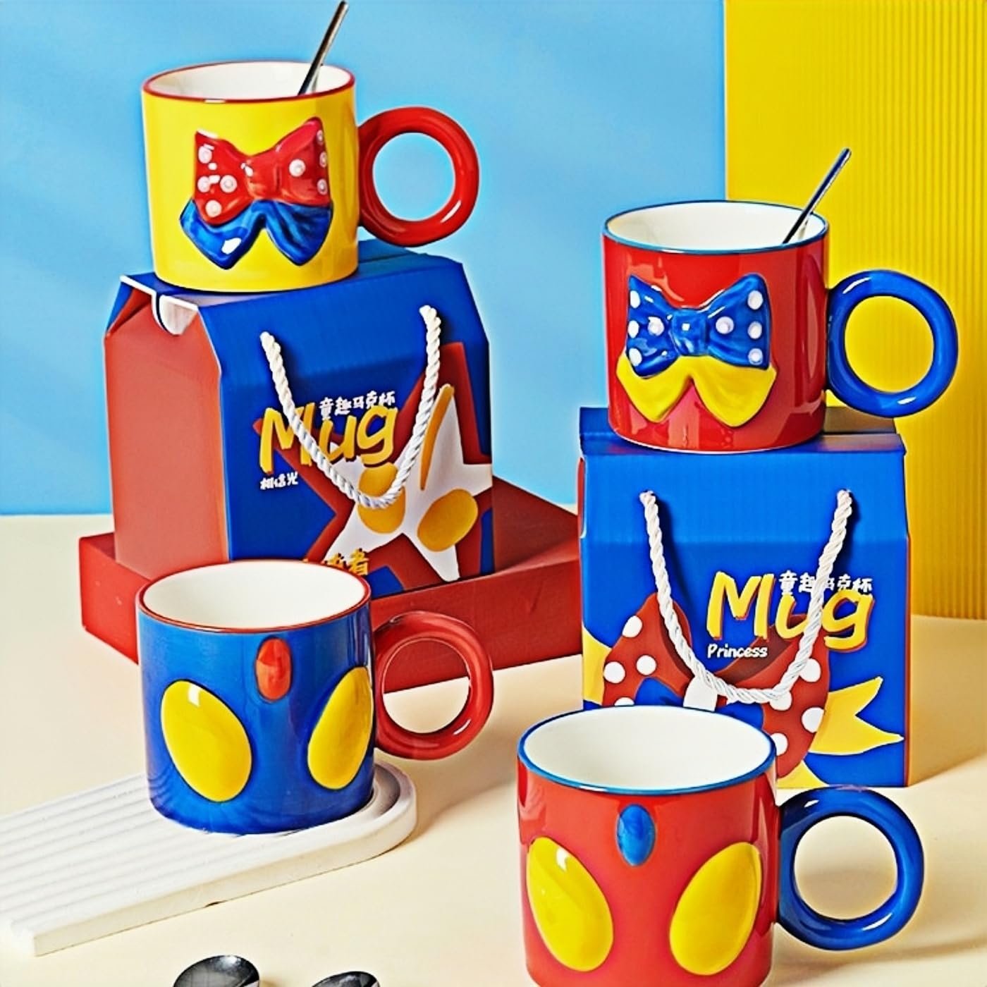 Чашка для капучино, керамическая, 250 мл, с мультяшным рисунком, для детей, фото №5