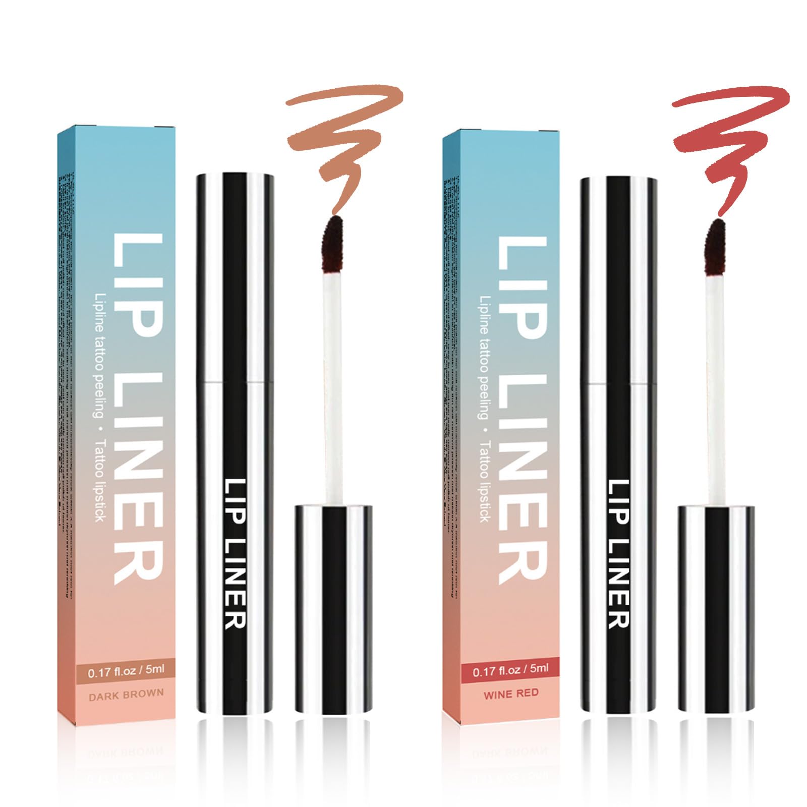 Контурный карандаш YANINEE 2x Long-Lasting Peel Off Waterproof Lip Stain Not Loose, фото №1