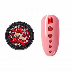 Червоний Страз Глазур Прямокутник - Фото 1