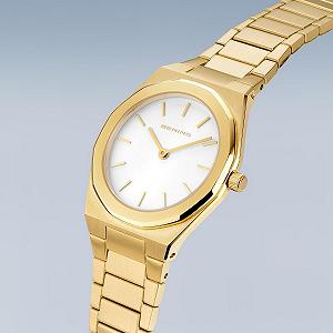 Женские часы Кварцевый BERING Classic Collection 19632-730, золотистый, Classic synthetic.ua - Фото 1