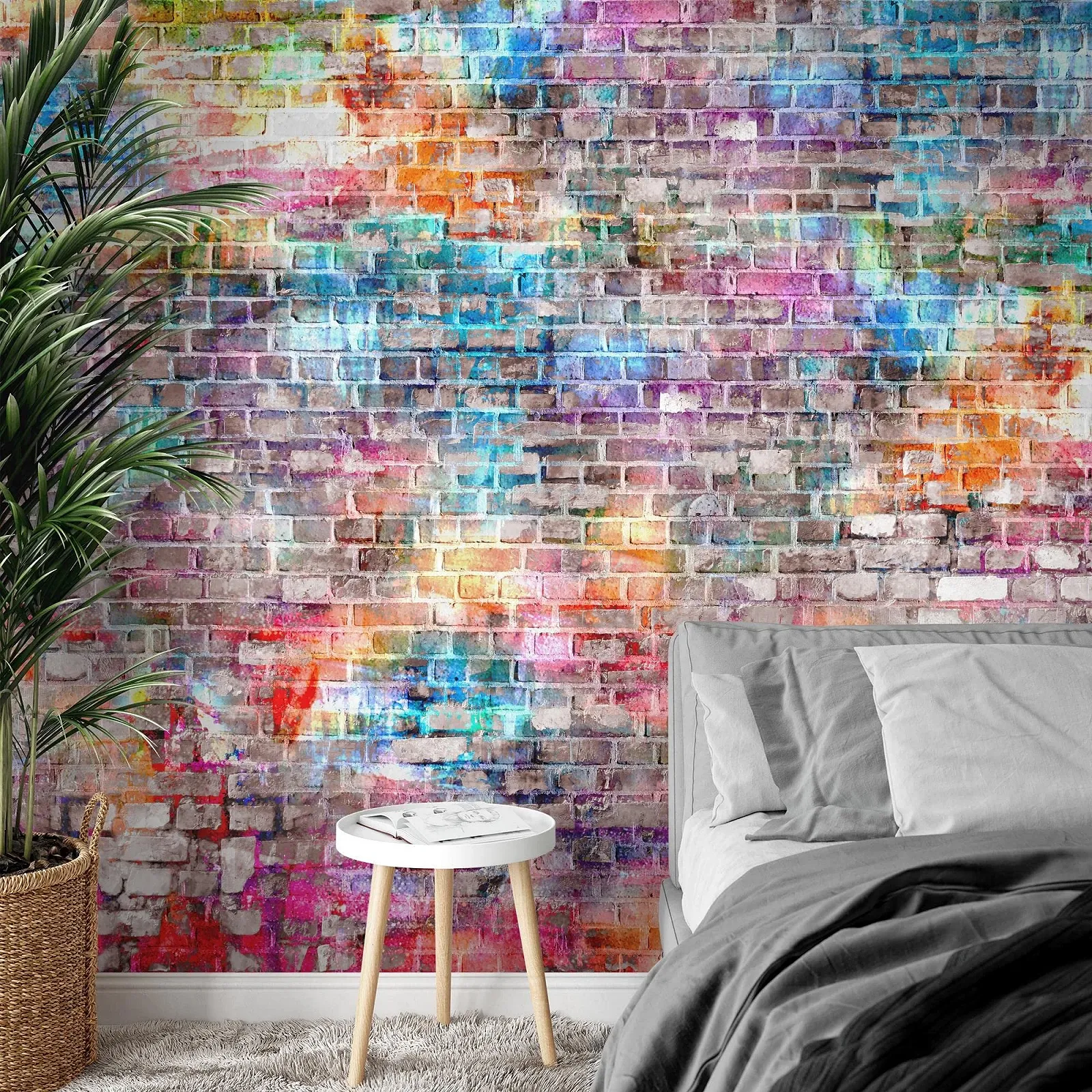 Флізелінові фотошпалери Runa Art Brick Wall 3D Effect 9020012b 396 x 280 см Коричневі, фото №3