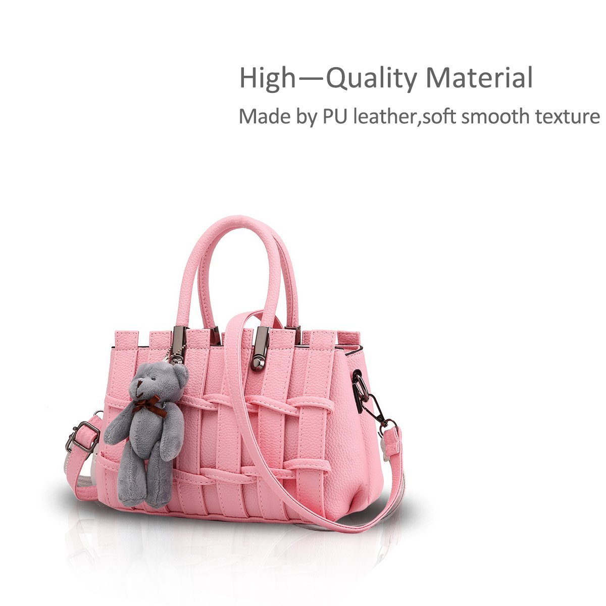 Сумка Nicole&Doris, розовая, фото №3