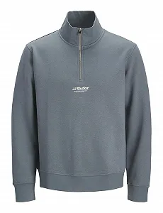 Толстовка JACK & JONES Jjesoho Sweat Quarter Zip Hn Noos Jnr - Фото 1