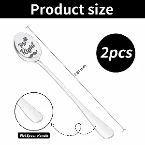 Набір ложок Mr and Mrs Smith, I Love You synthetic.ua - Фото 1