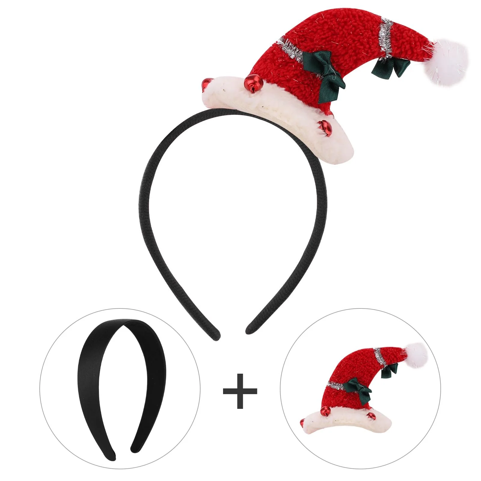 Обруч Атласний WLLHYF 2 шт Широкий 2.5 см, фото №6