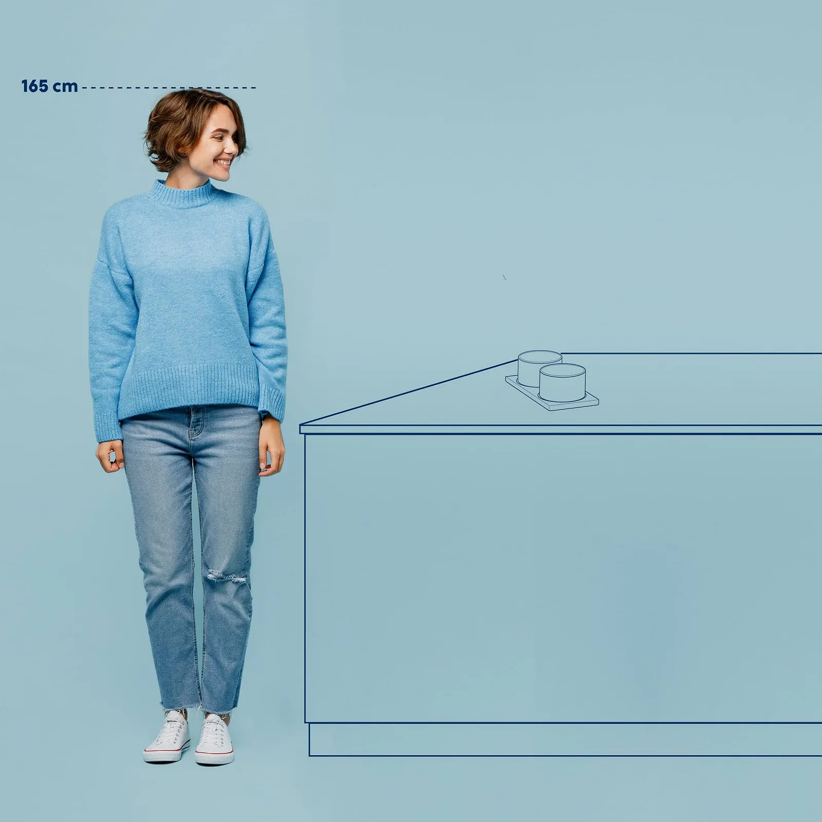 Набор мисок Kela Gunten, 3 предмета: 2 фарфоровые миски, черные, 1 деревянная доска, фото №4