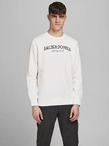 Світшот JORMINISTRY SWEAT CREW NECK 12180410 Cloud Dancer Jack&Jones  L synthetic.ua - Фото 1