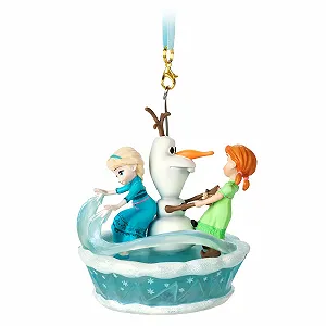 Фігурка Disney Anna, Elsa and Olaf Singing Live Magic Sketchbook Ornament Frozen - Фото 1