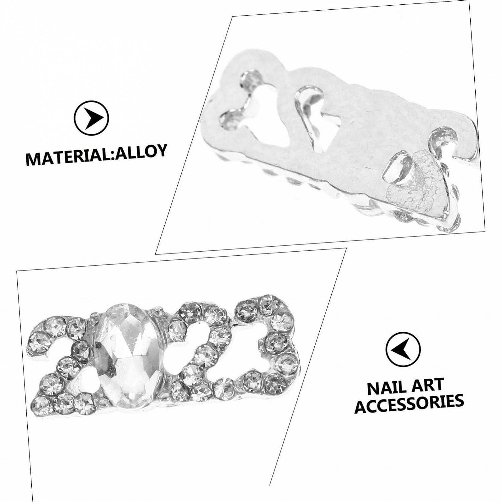 Прикраса для нігтів FRCOLOR 50 шт 2023 Хрест Підвіска, фото №2