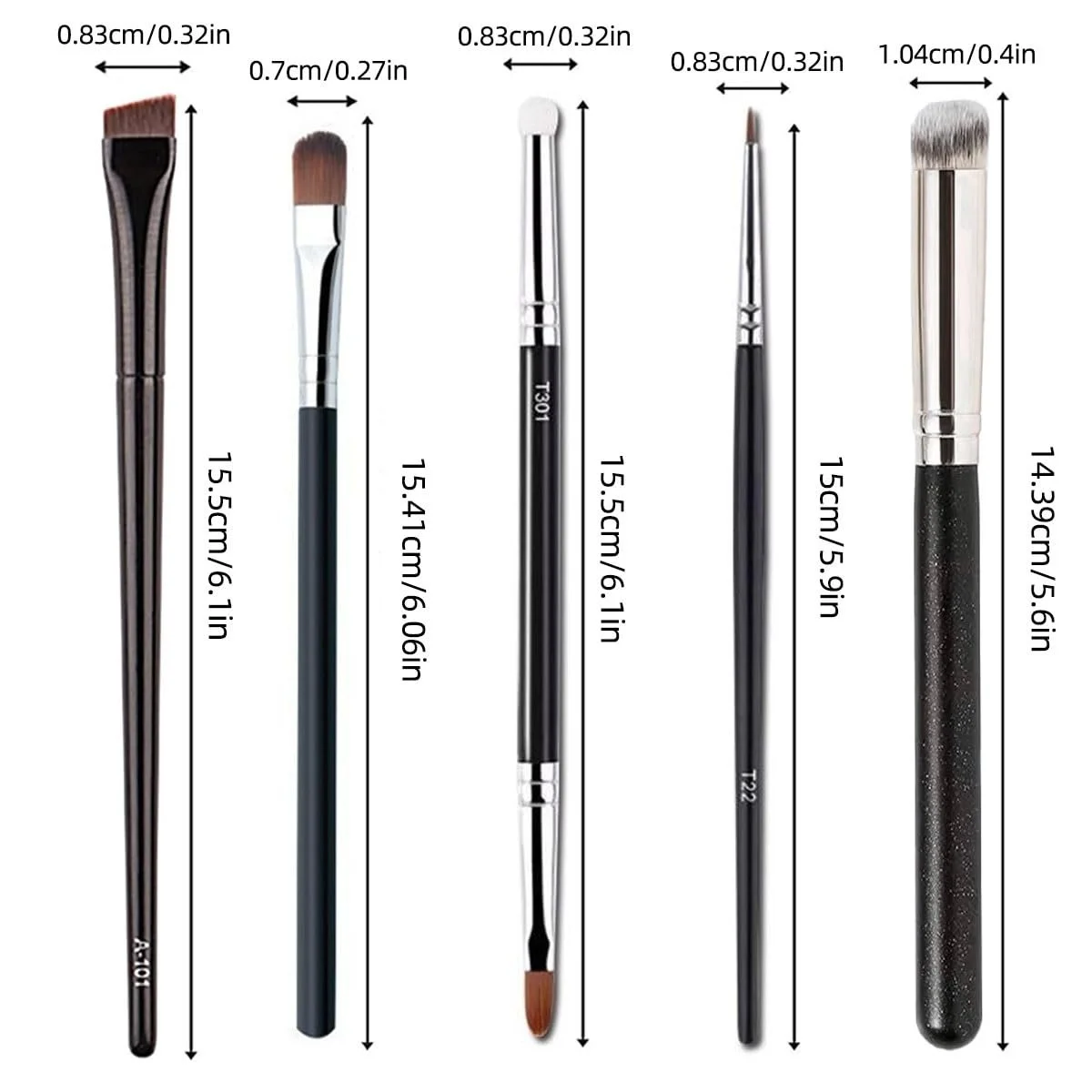 Пензель HZAOPZE Fine Angled Eup для очей, фото №2