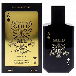 Парфюмированная вода New Brand Intense Gold Ace для мужчин - 3.3 унции спрей - Фото 1
