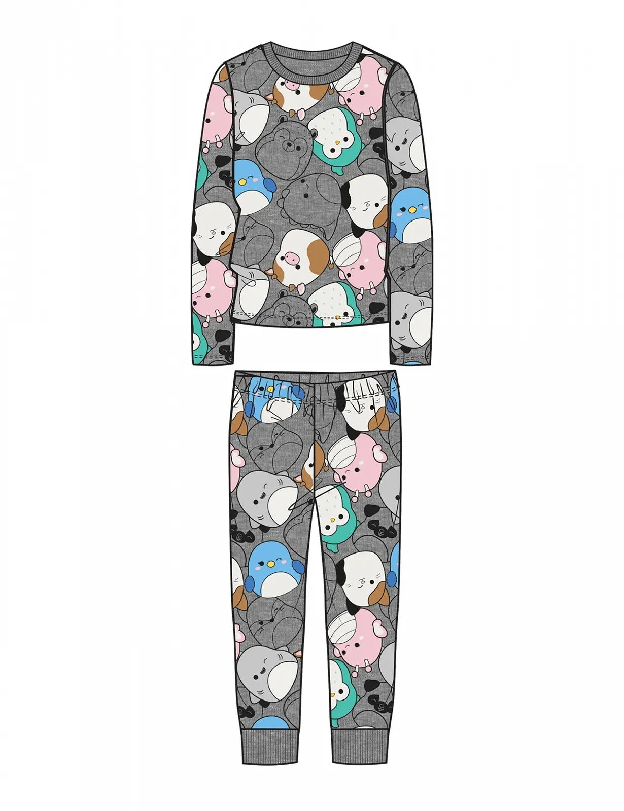 Комплект Одягу для Сну NAME IT Дівчинка Squishmallows, фото №1 Комплект Одягу для Сну NAME IT Дівчинка Squishmallows, фото №1