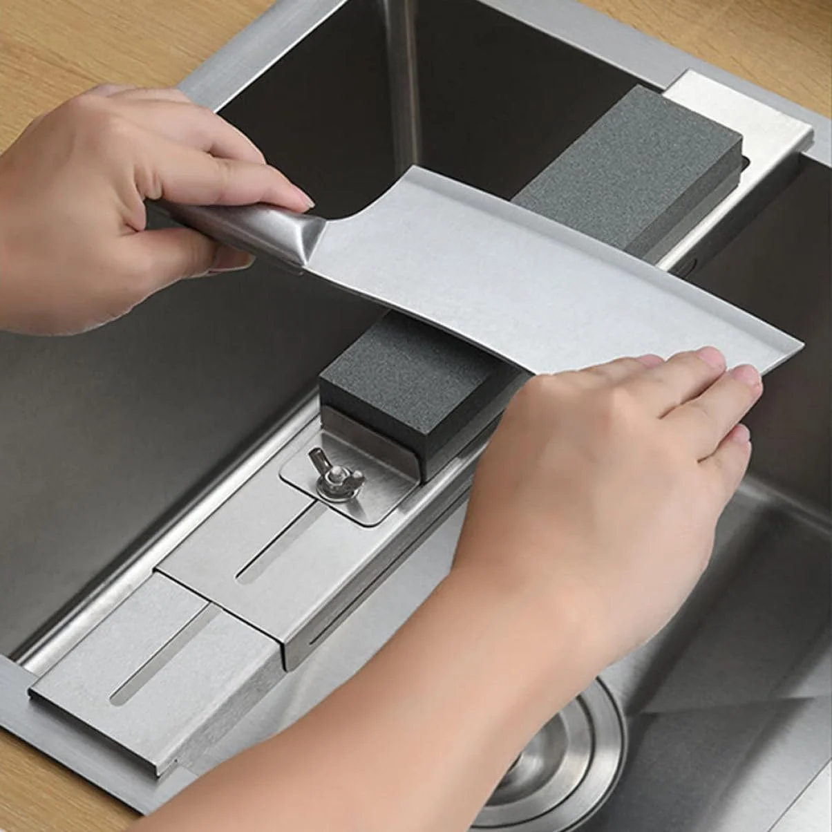 Тримач для точильного каменя LALAFINA регульована рама нержавіюча сталь, фото №9