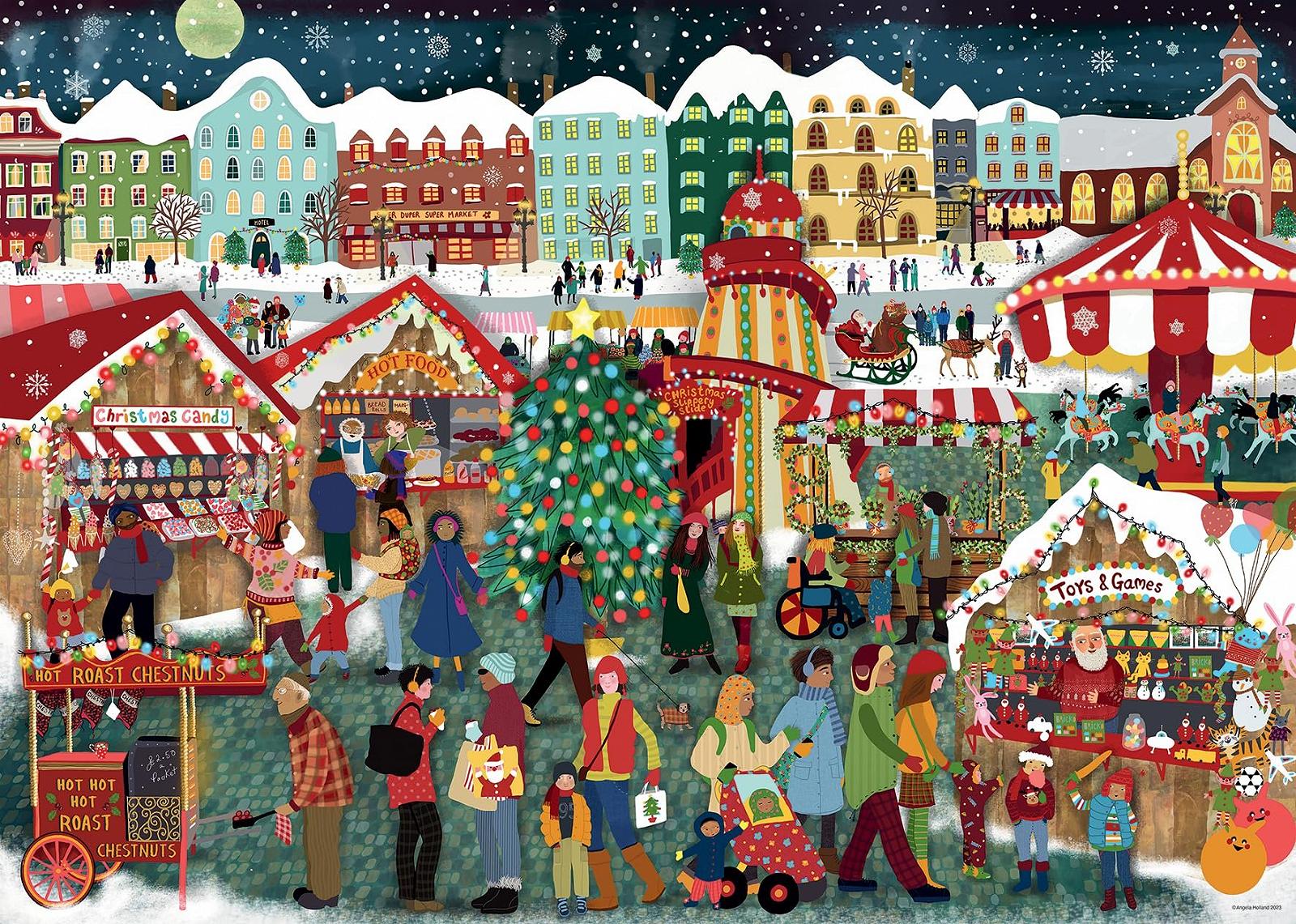 Пазл Ravensburger Christmas Edition Christmas Market 12000729 1000 элементов, фото №1