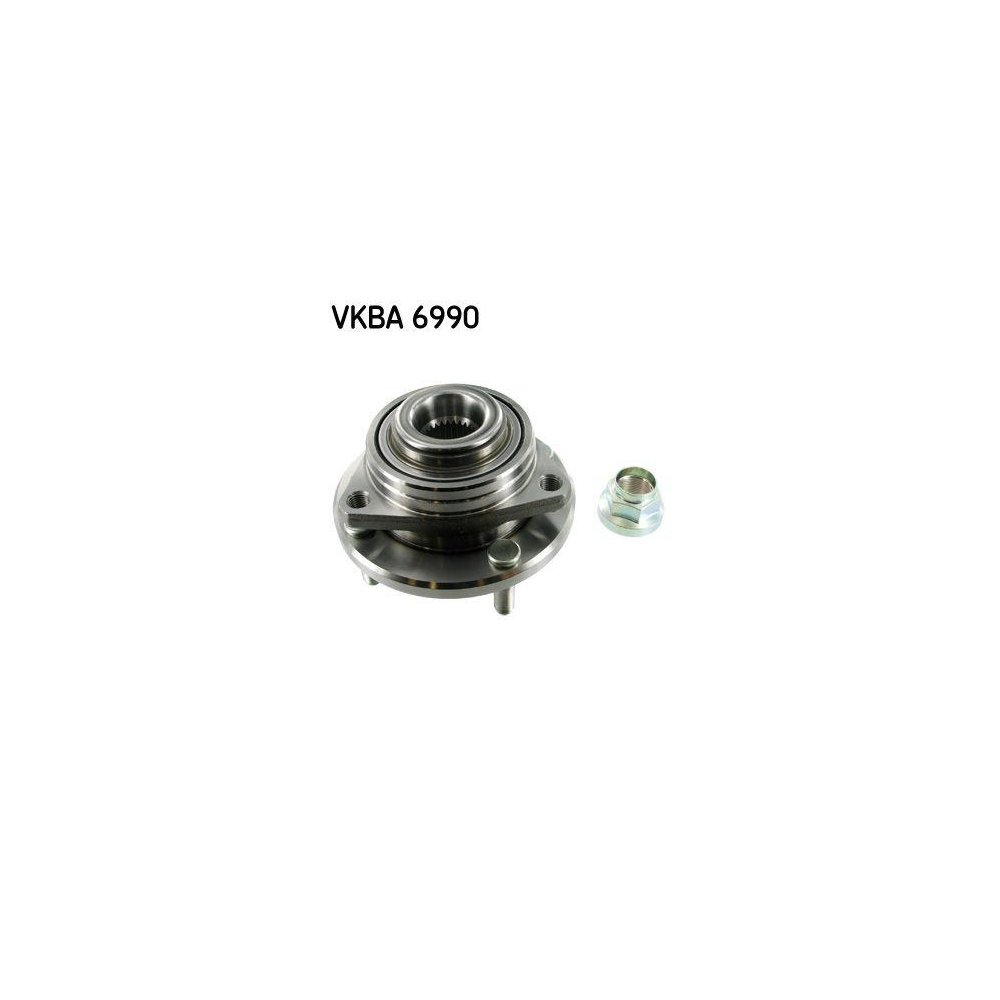 Комплект підшипника маточини SKF VKBA 6990 для CHEVROLET DAEWOO, передній міст, фото №1