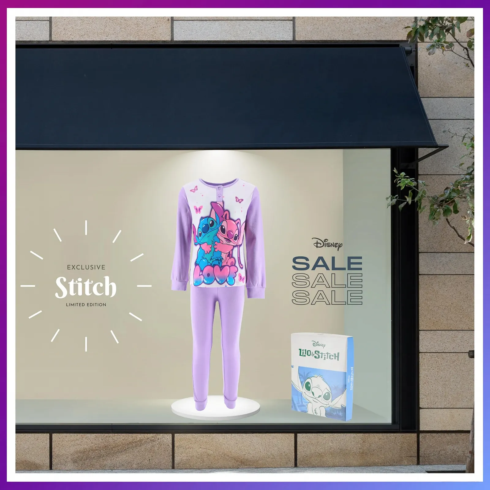 Піжама Disney Stitch and Angel для дівчат, м’яка бавовняна піжама, фото №4 Піжама Disney Stitch and Angel для дівчат, м’яка бавовняна піжама, фото №4