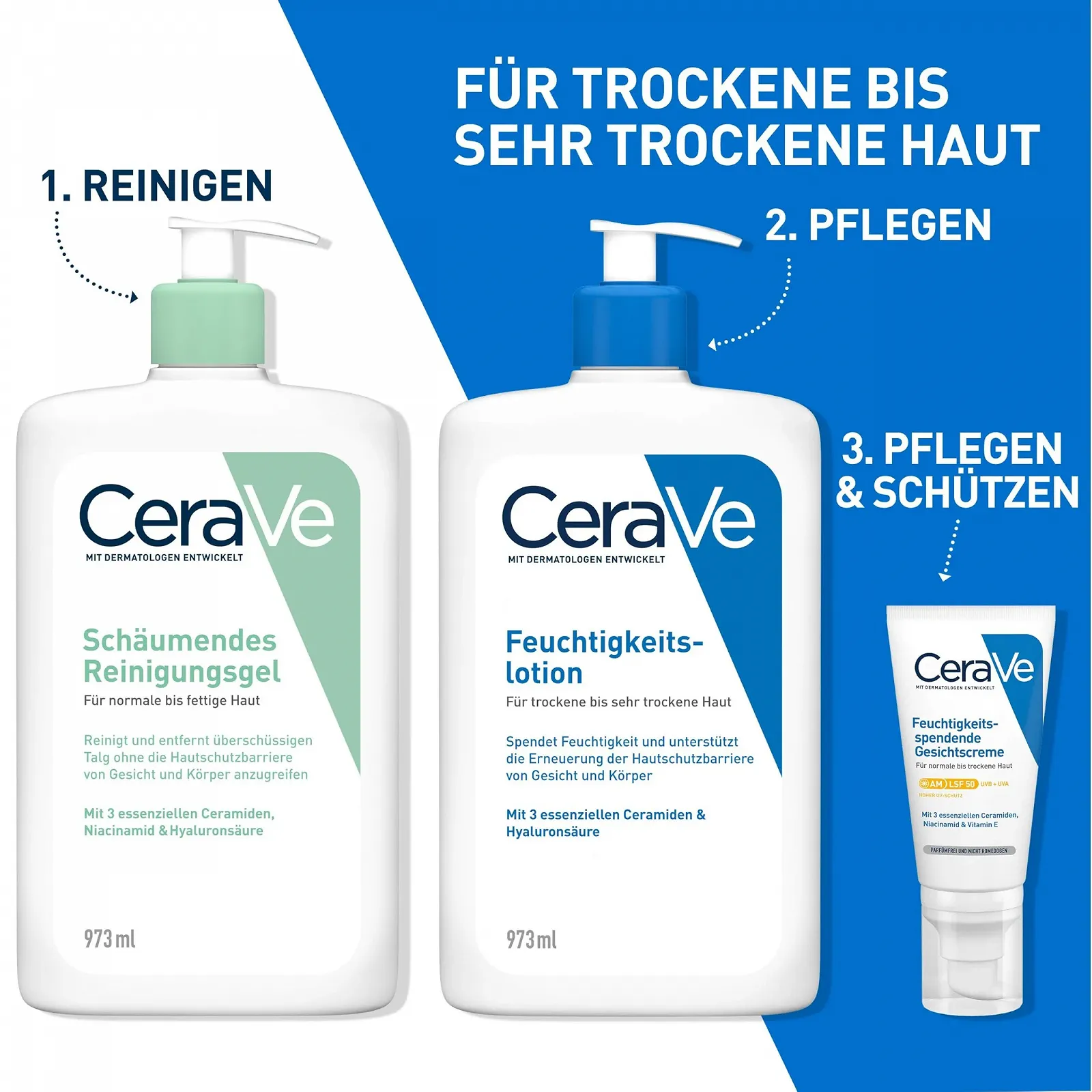 Гель для умывания CeraVe Foaming Cleanser 1 л, фото №15 Гель для умывания CeraVe Foaming Cleanser 1 л, фото №15