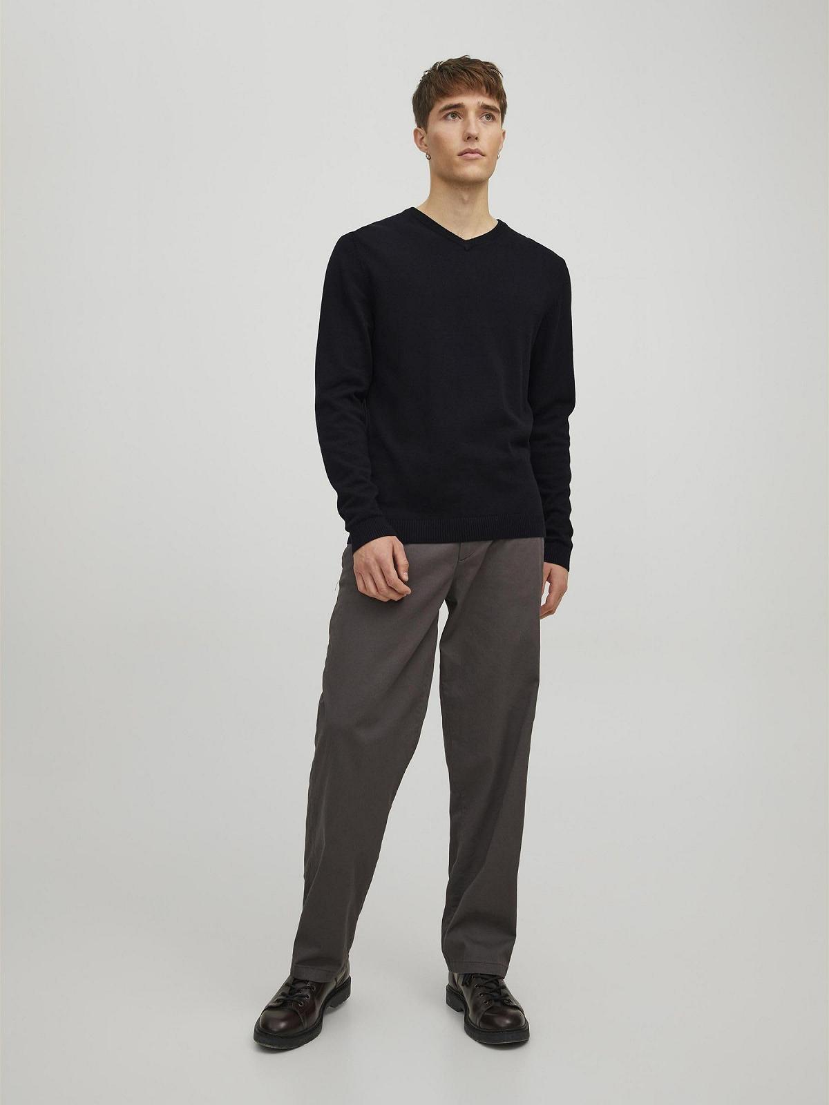 Джемпер з V-подібним вирізом JACK & JONES для чоловіків, фото №7