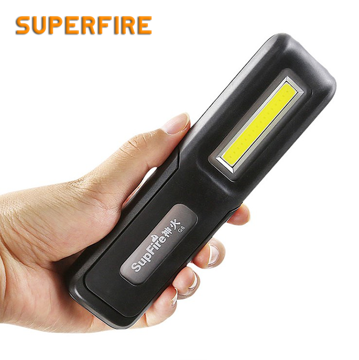 Фонарик багатофункціональний акумулятор на магніті G6 SuperFire 140 Lumen IP43, фото №3