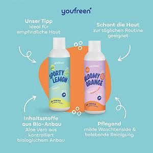 Гель для душа youfreen для детей и подростков Микс 2 x 200 мл synthetic.ua - Фото 1