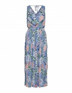 Сукня ONLFOREST LIFE  S/L ANKLE DRESS WVN 15226479 Allure LA LEAVES ONLY Блакитний S - Фото 1