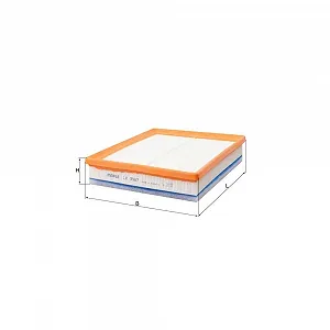 Воздушный фильтр KNECHT LX 3987 для CITROËN OPEL PEUGEOT TOYOTA VAUXHALL DS - Фото 1