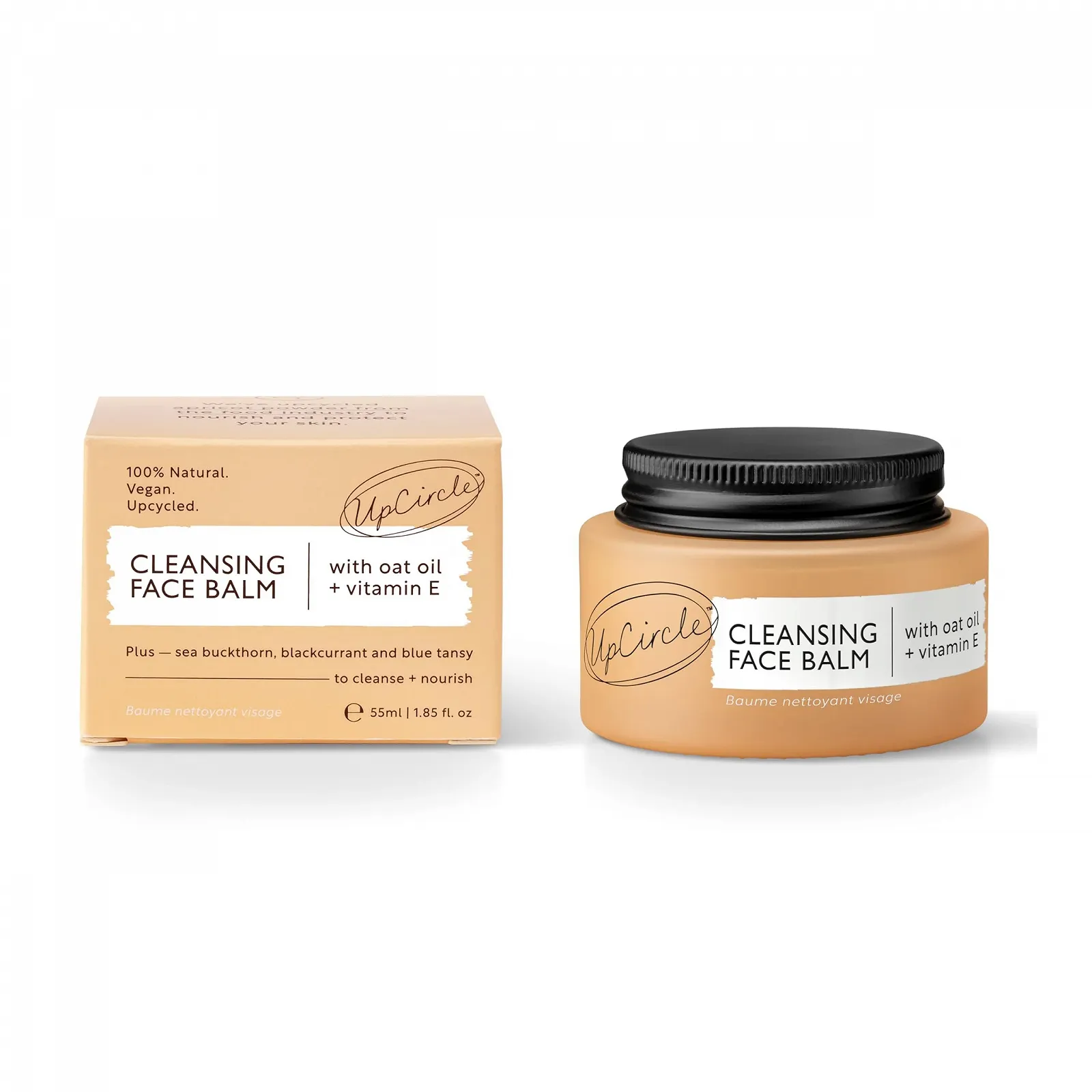 Бальзам для умывания UpCircle с абрикосом 55 мл, 100% натуральное средство для снятия макияжа и удаления черных точек, веганский, не тестировался на животных, фото №2 Бальзам для умывания UpCircle с абрикосом 55 мл, 100% натуральное средство для снятия макияжа и удаления черных точек, веганский, не тестировался на животных, фото №2