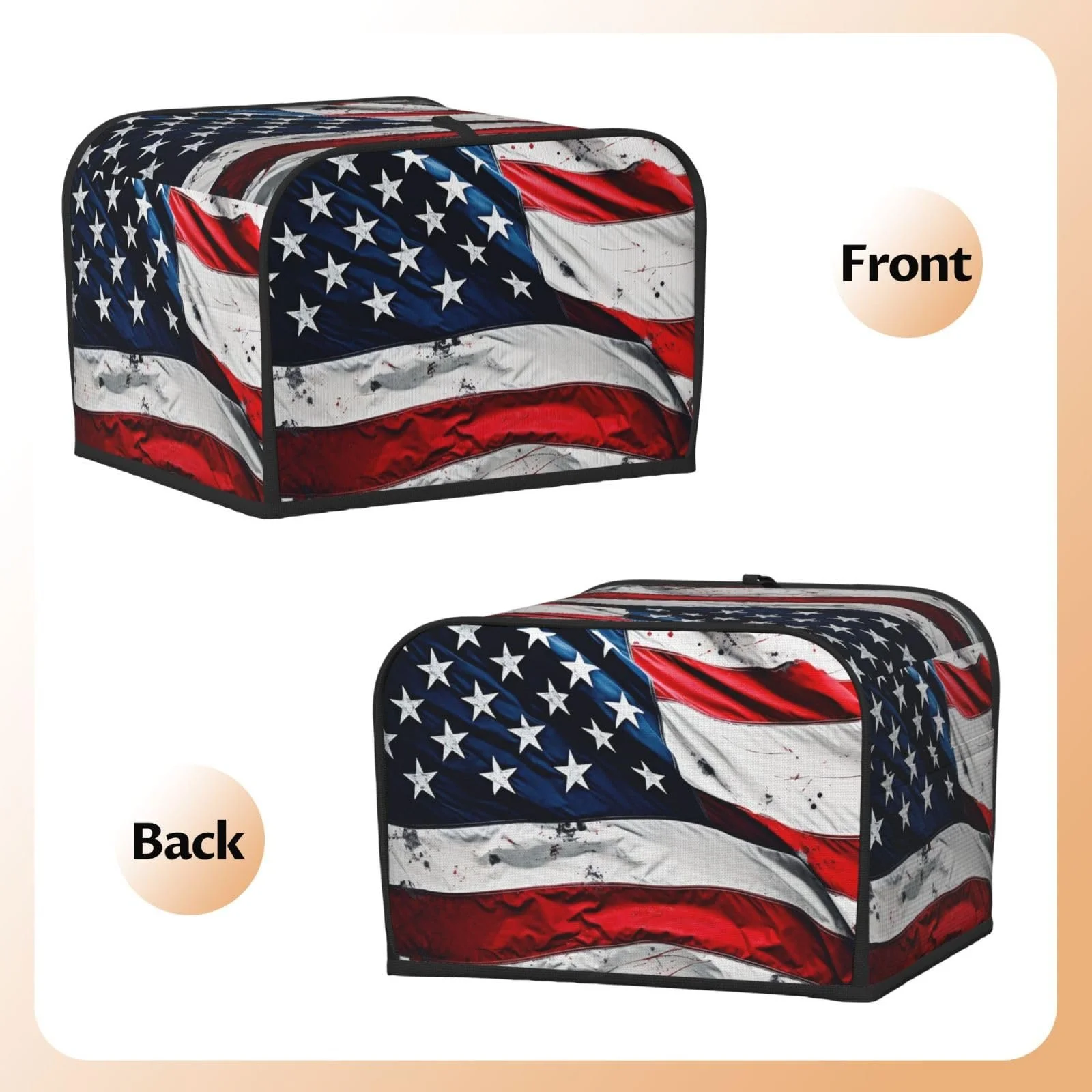 Чохол для тостера на 4 скибочки з двома кишенями, фото №6 Чохол для тостера на 4 скибочки з двома кишенями, фото №6