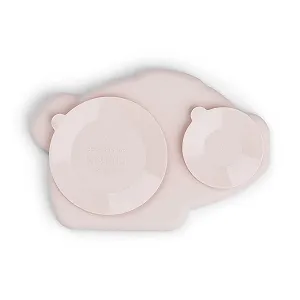 Тарілка Done by Deer Pigee Pink силіконова synthetic.ua - Фото 1