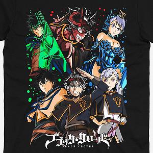 Футболка Аниме Чёрный клевер Black Clover TH262 L synthetic.ua - Фото 1